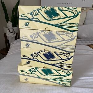 Aime Leon Dore NB 550 NIB Navy White Men’s Size 7.5 Sneakers 🌊